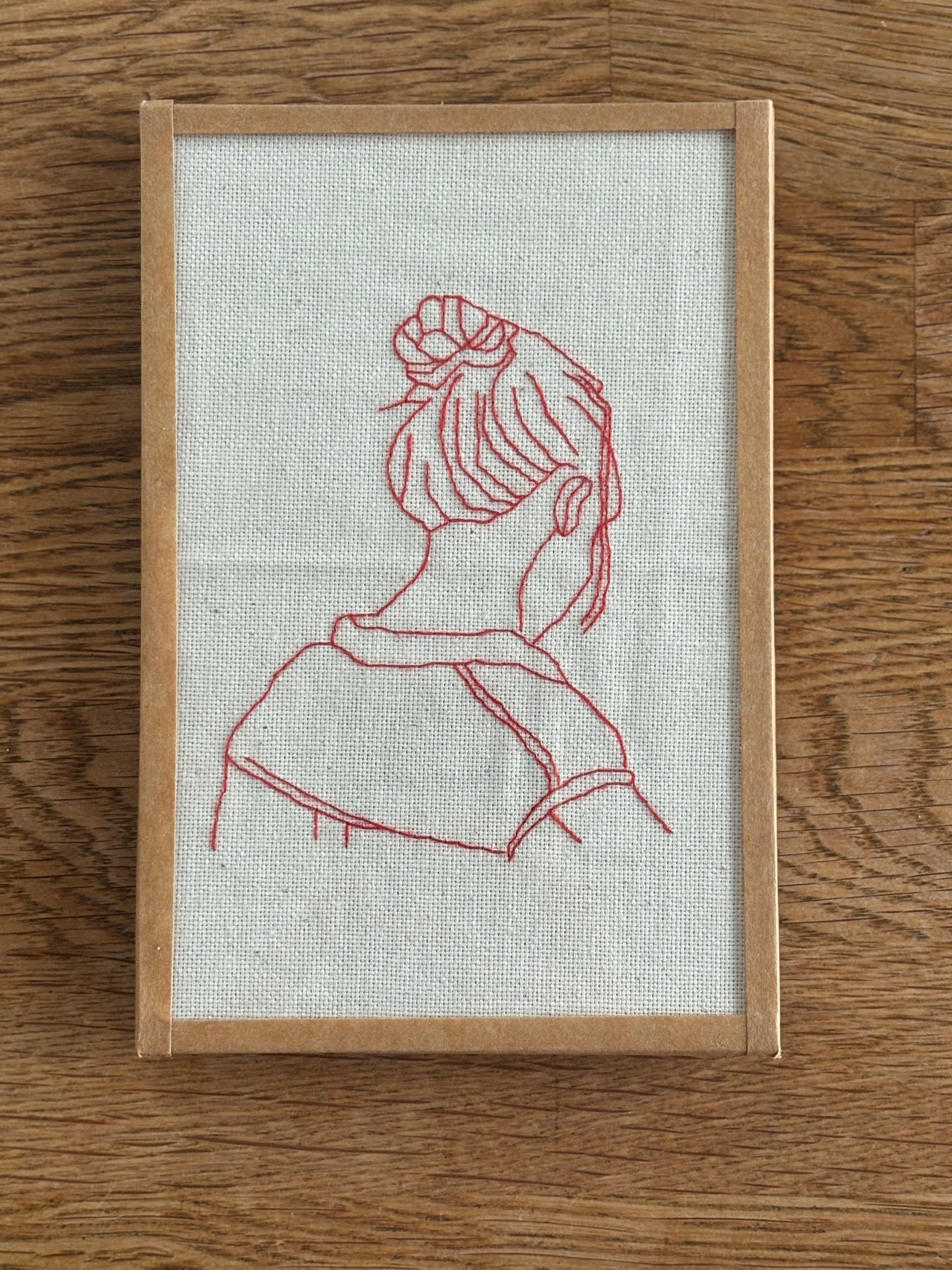 Songe - broderie encadré